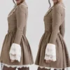 Sable Brown Puppytooth Check Mini Kjoler