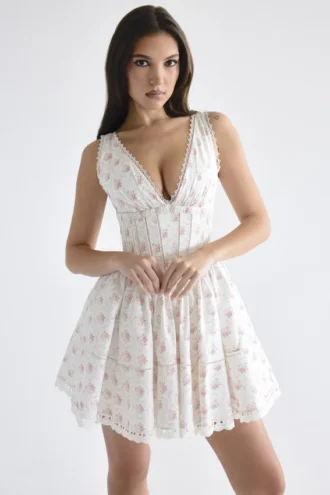 Salma Rose-minikjole med print