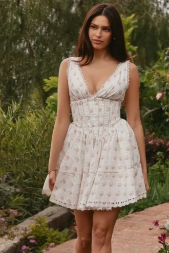 Salma Rose-minikjole med print