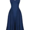 Samaria French Navy korsetter-sommerkjoler