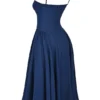 Samaria French Navy korsetter-sommerkjoler