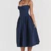 Samaria French Navy korsetter-sommerkjoler