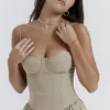 Samaria Taupe korsetter-sommerkjoler
