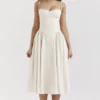 Samaria Vintage Cream Korsetter Sommerkjoler
