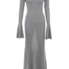 Sancha Steel Metallic Maxikjoler