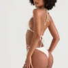 Santorini Ivory Tie Side Bikinier