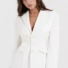 Sariah Ivory Contour Tailored Blazere