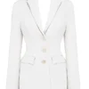 Sariah Ivory Contour Tailored Blazere