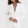Sariah Ivory Contour Tailored Blazere