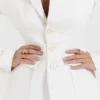 Sariah Ivory Contour Tailored Blazere
