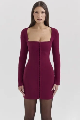 Selene Berry Bodycon minikjole