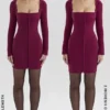 Selene Berry Bodycon minikjole