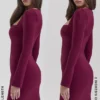 Selene Berry Bodycon minikjole