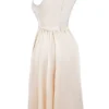 Shayla Vintage kremfarget midikjole