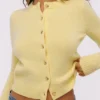 Signature Lemon kashmir- og merinoullcardigan