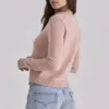 Signature Peach kashmir + merinoull-Cardigan
