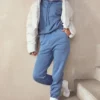 Sky Azure joggebukser med fleecebakside