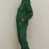 Sky Green joggebukser med fleece på baksiden
