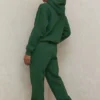 Sky Green joggebukser med fleece på baksiden