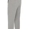 Sky Light Grey Fleece-på-baksiden-bukser