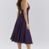 Solada Grape Georgette Halter Sommerkjoler