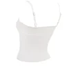 Sommerhvit, delikat strikket topp