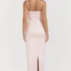 Stefania Soft Peach korsetter-maxidress