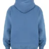 Storm Azure bomullsfleece-hettegenser med glidelås