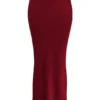 Sydel Ruby Satin Bias Cut Maxi Skjørt