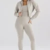 Sydney Opal ribbestrikkede leggings