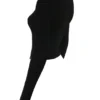 Sylvia svart ribbestrikket cardigan