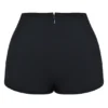 Tahni svarte shorts med høy midje