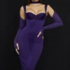 Talika Grape Korsetter Midi-kjoler