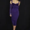 Talika Grape Korsetter Midi-kjoler