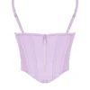 Tamsin Orchid Satin Korsetter