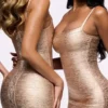 The Body Champagne Bandage Maxi Kjol – Begrenset utgave