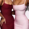 The Body Pink Bandage Mini Kjoler