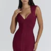 The Icon Wine Bandage Mini Kjole – Begrenset utgave