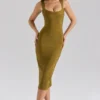 The OG Olive Midi Bandage Kjoler