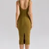 The OG Olive Midi Bandage Kjoler