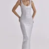 The OG Silver Bandage Maxi Kjol – Begrenset utgave