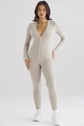 Tiggy Opal Marl loungewear-Jumpsuit