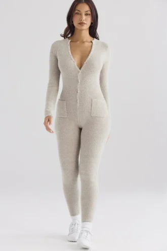 Tiggy Opal Marl loungewear-Jumpsuit