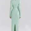Titania Seafoam Sequin Maxi Aftenkjoler