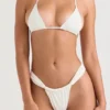 Tropez Ivory Halter Neck Bikinier Top