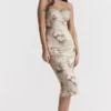 Venus Vintage blomstret midikjole