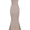Violette Mushroom Satin Fishtail Aftenkjoler